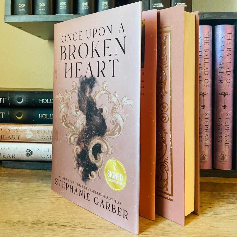 B&N Exclusive Signed Edition Once Upon A Broken Heart by Stephanie Garber